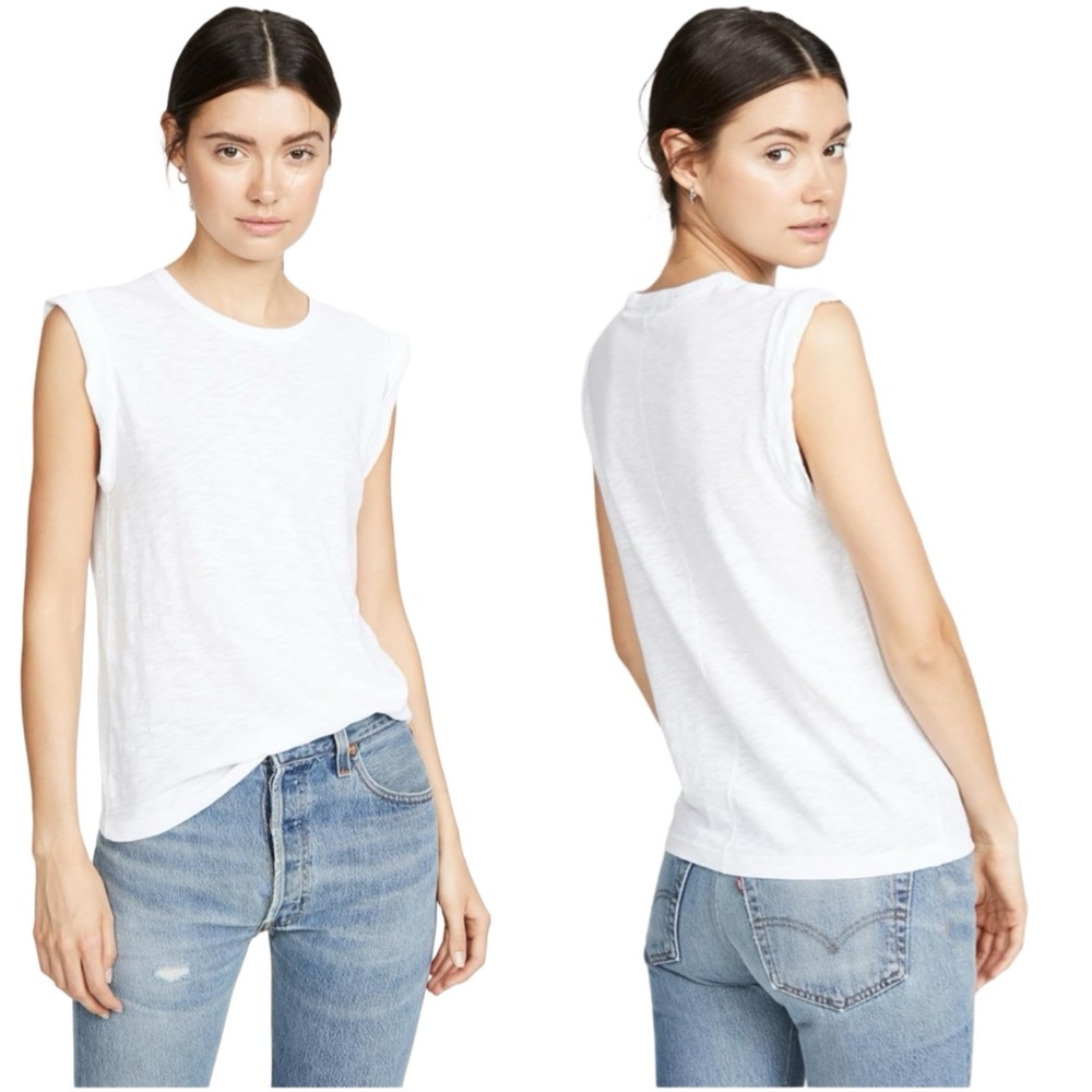 Veronica Beard White Muscle Tee bundle.